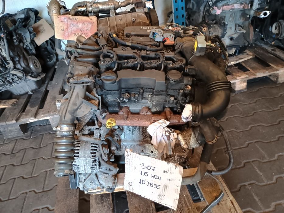 Silnik kompletny peugeot citroen 1.6 hdi 10jb35