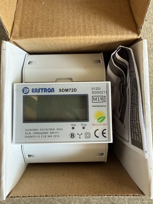 Licznik erergii 3-fazowy SDM72D MID 100A EASTRON