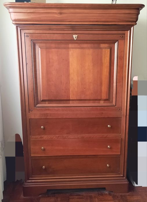 Móvel cómoda e escravaninha (madeira verdadeira)