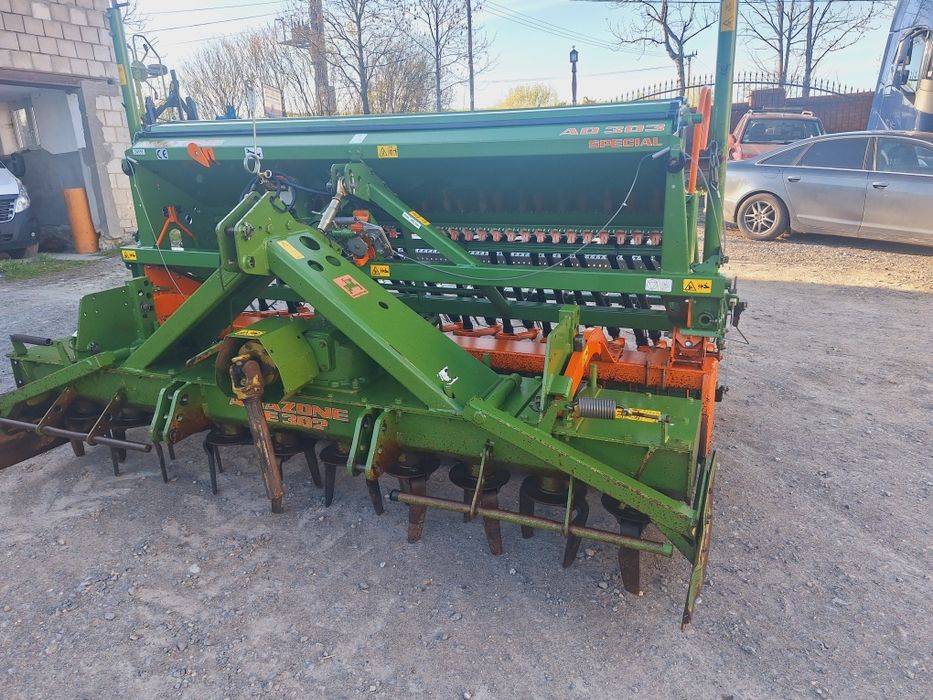Agregat uprawowo-siewny 3m talerzowy Amazone KE 302 siewnik AD303 stan idealny nie kuhn