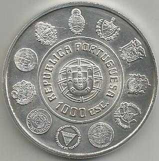 Portugal 1000 escudos 2000 Ibero-America  O Homem e o seu Cavalo