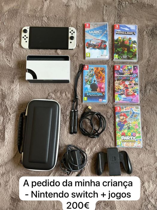 Nintendo switch + jogos