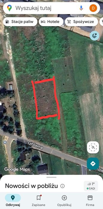 Działka budowlana w Stasim Lesie