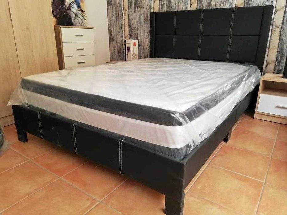 Cama Casal 150x190 com Cabeceira Nova em Liquidação Envio Gratuito Paga na Entrega