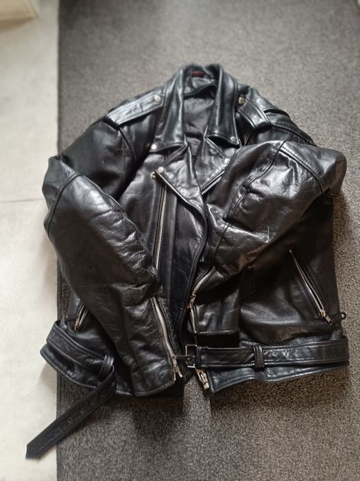 Kurtka motocyklowa skórzana