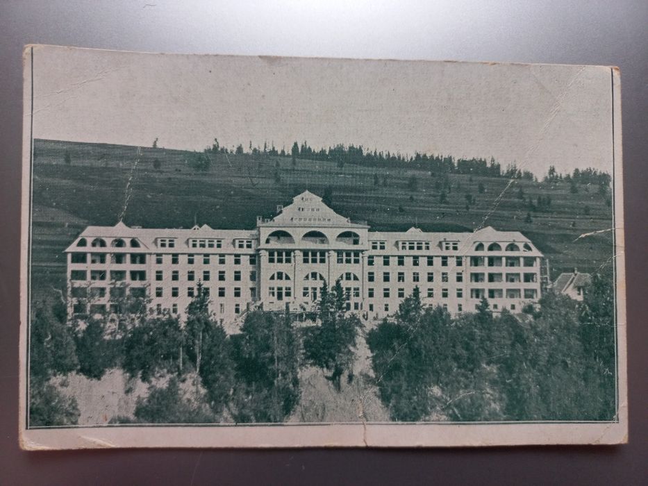 Zakopane - sanatorium, stara przedwojenna pocztówka