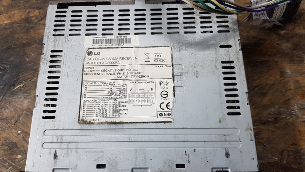 Radio samochodowe LG LAC2900RN MP3 aux xdss+