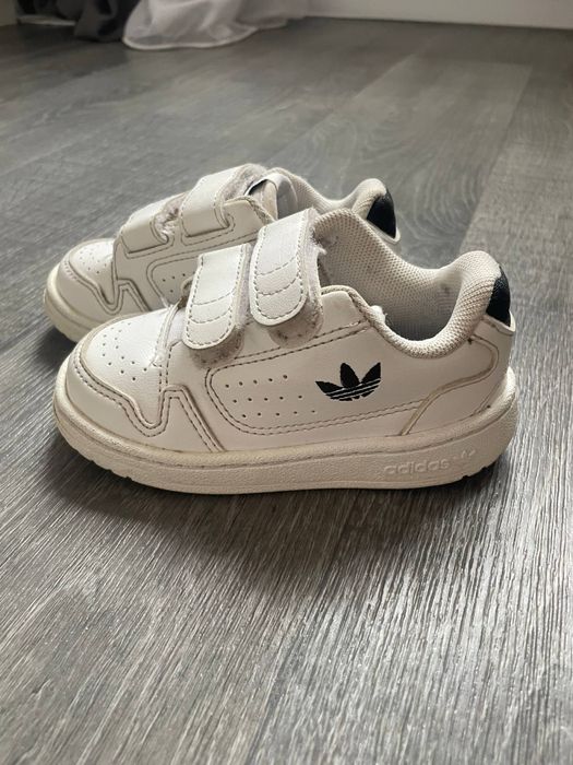 Білі шкіряні Кросівки adidas NY p.22,