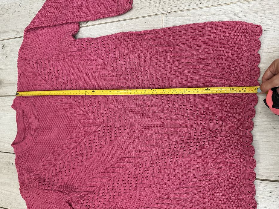 Różowy oversize sweter rozm.L