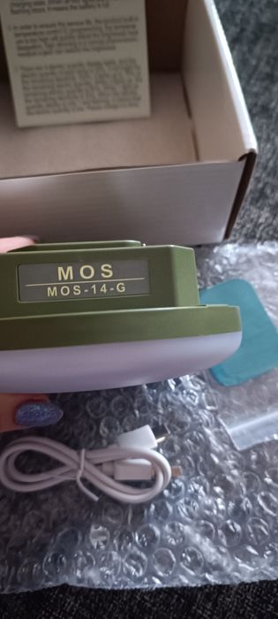 Акумуляторний світильник MOS-14 біле світло.