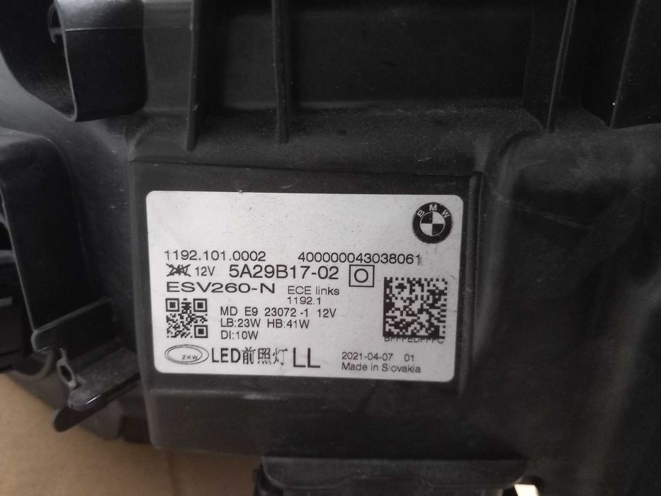 BMW Serie 4 G22/G23/G26 farol esquerdo/direito