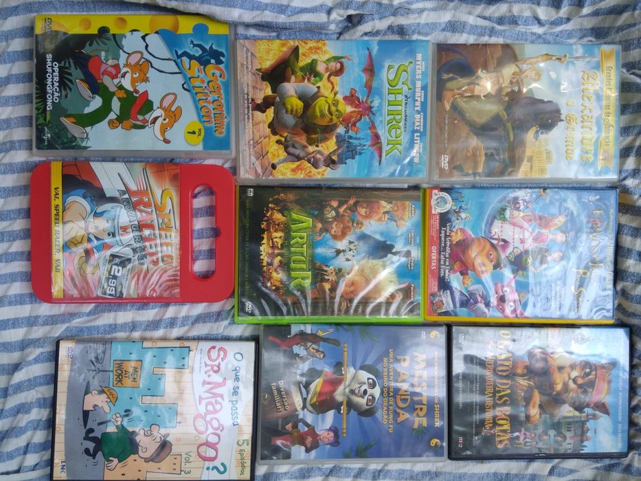 DVD de animação e educação para crianças
