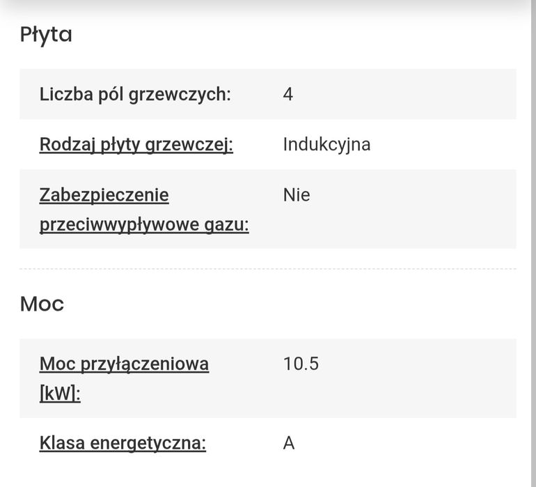 NOWA Kuchenka indukcja + piekarnik elektr. termoobieg AirFry, GORENJE,