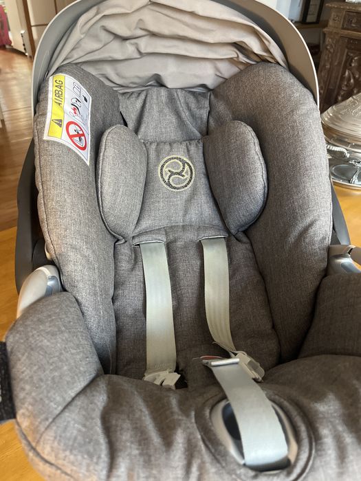 Ovinho Cybex Z i-Size + Adaptadores