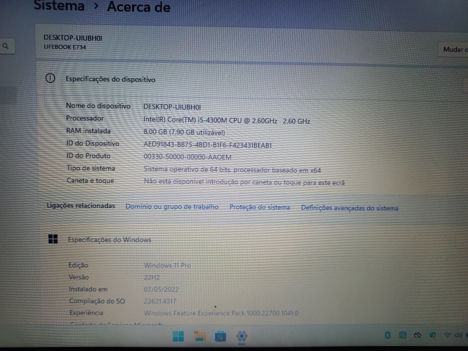 Fujitsu Lifebook E734
