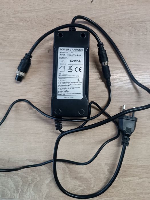 Зарядное устройство 42V 2A для электросамоката электровелосипеда