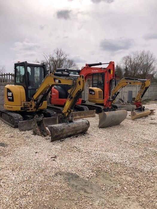 Usługi minikoparkami