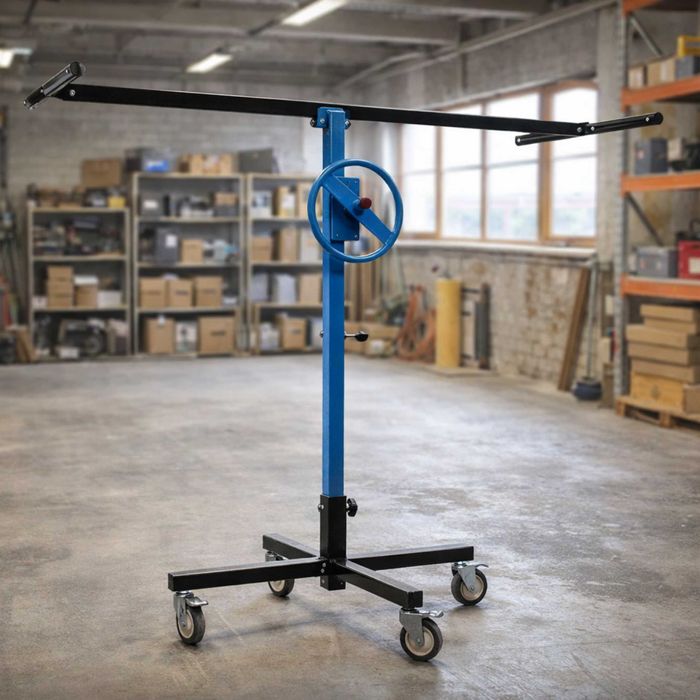 Podnośnik do płyt GK OSB karton gips 170-290 cm do 40 kg Mobilny