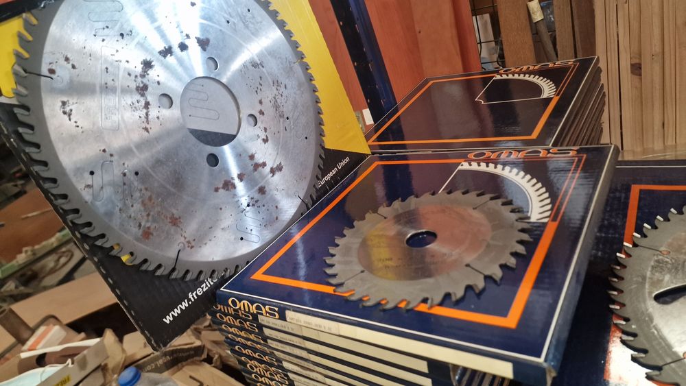 Discos para esquadrejadoras até 600 mm e multisserra