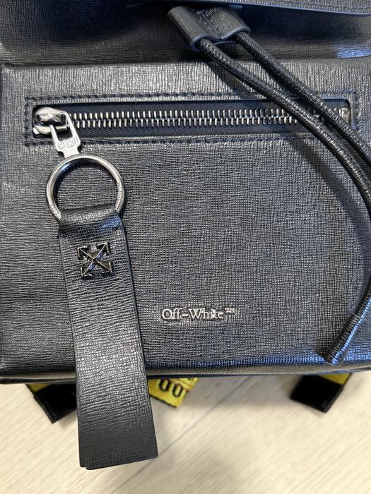 Рюкзак Off-White оригінал (Італія), шкіряний рюкзак