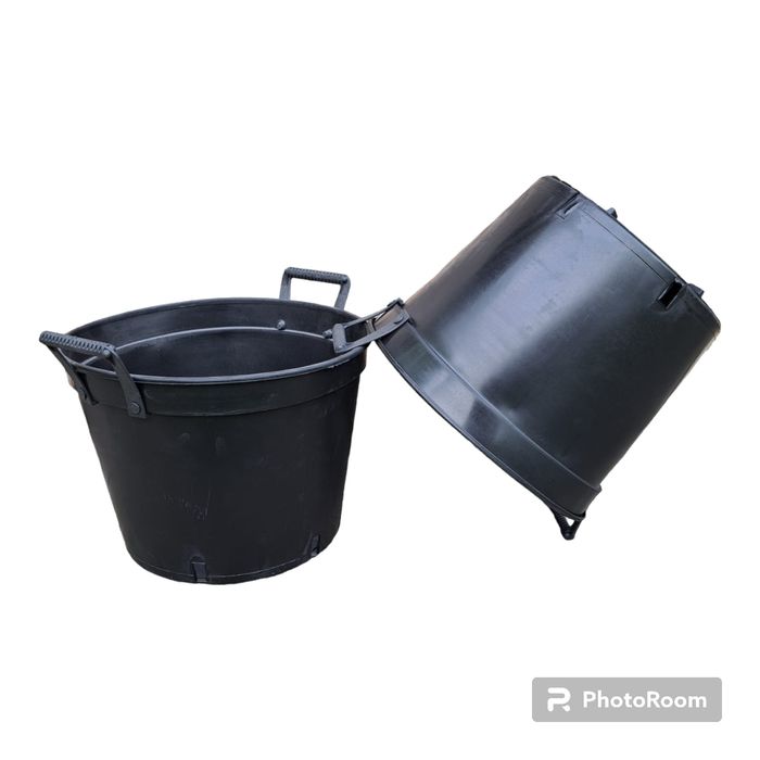 Doniczki produkcyjne 20 L z uchwytami zanitowanymi na stałe 36cm