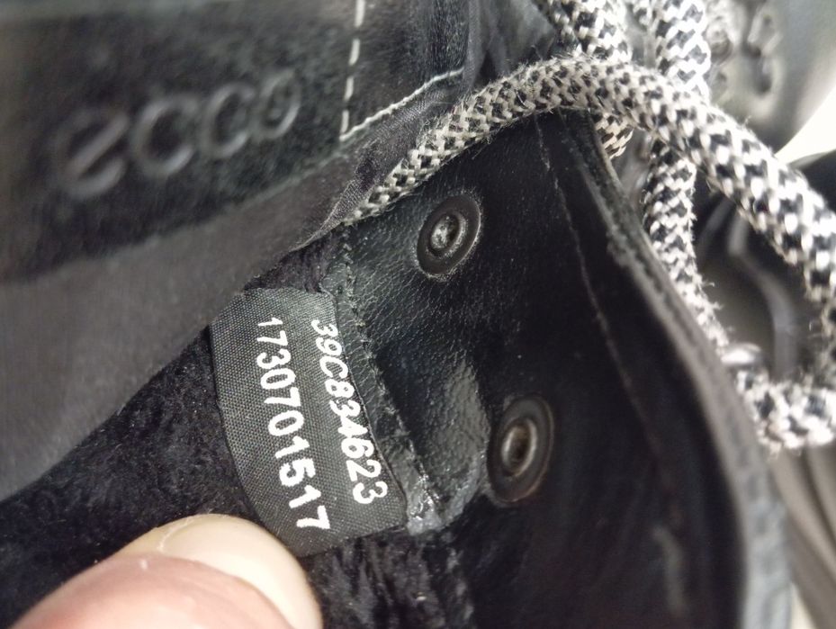 Ecco Noyce Gore-Tex Receptor Technology Zimowe Skórzane  Buty rozm. 39