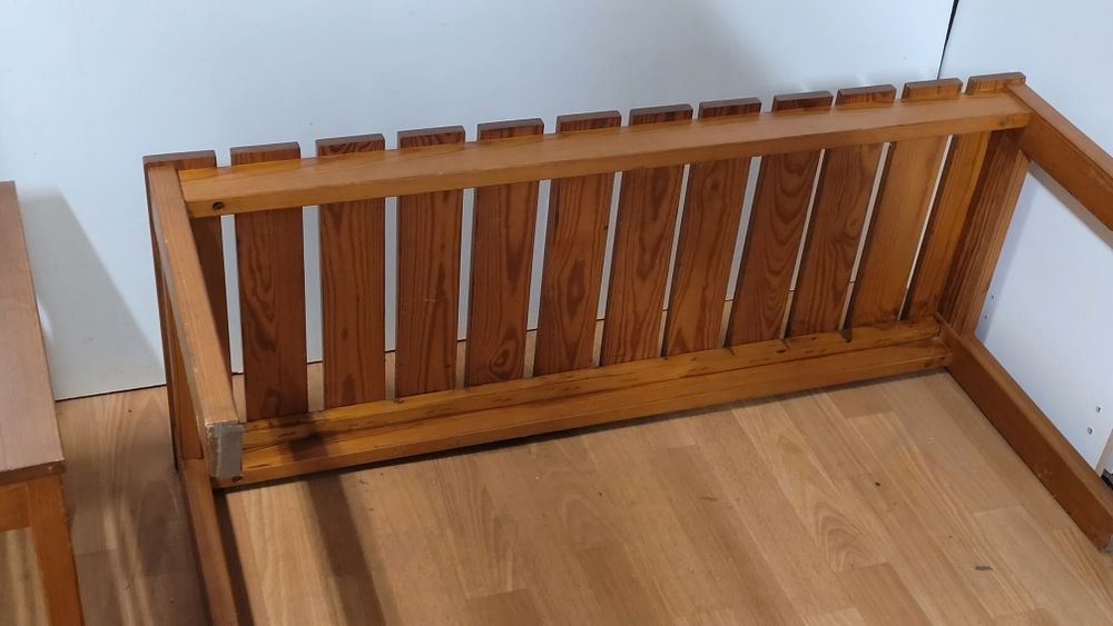 Ławka drewniana szczebelkowa siedzisko taboret