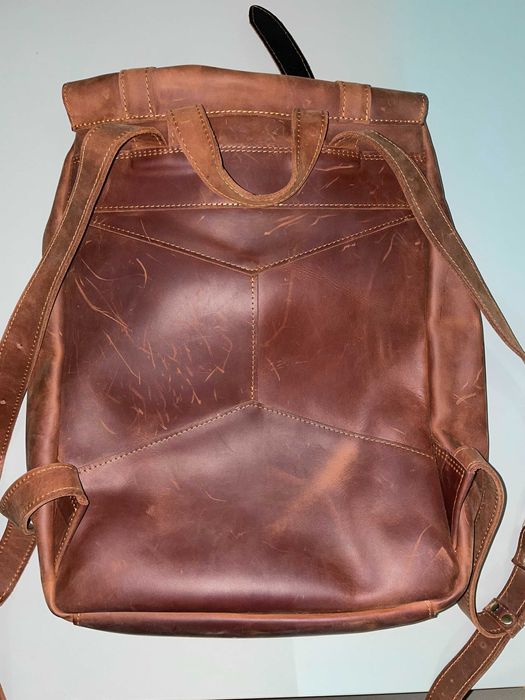 Рюкзак шкіряний ручної роботи від Boorbon в ідеальному стані