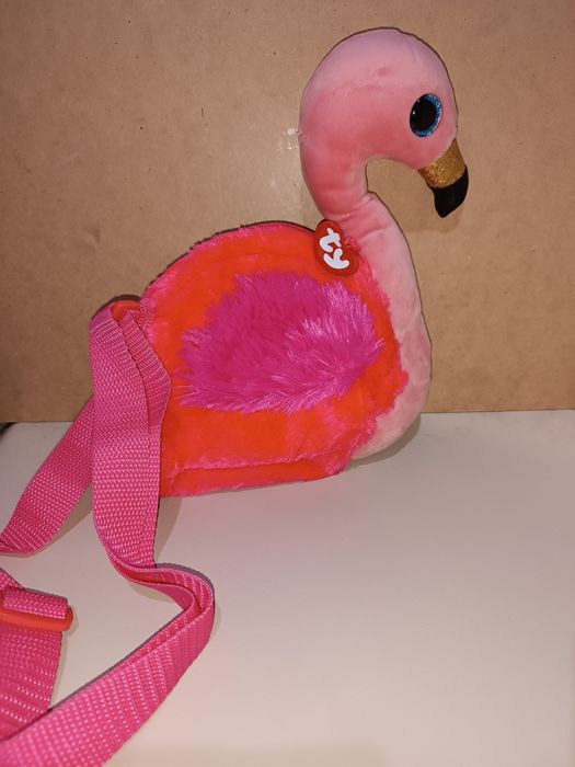 Детская, яркая и красивая сумка Ty Фламинго,новая.