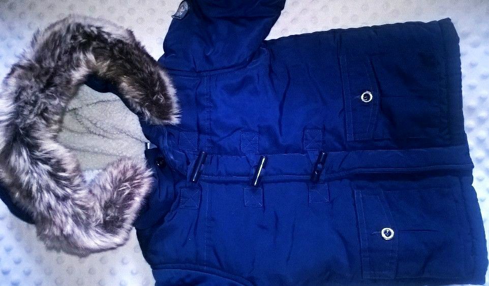 Ekskluzywna kurtka parka Jacadi Paris zimowa 86 92 wysoka jakosc niska