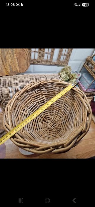 Rattanowy kosz z kloszem Riviera rattan holenderski