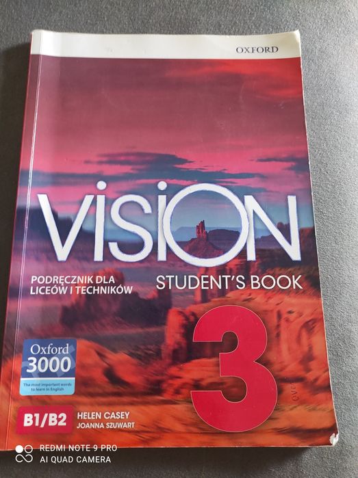 Książka do angielskiego vision 3