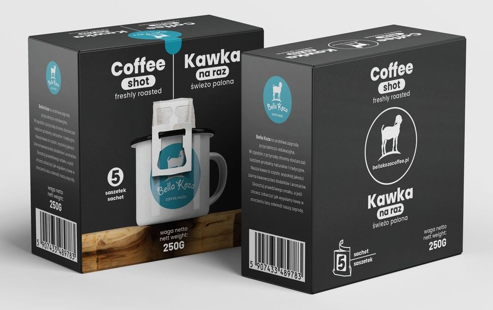 Kawka na raz, drip bag coffee 20 sztuk