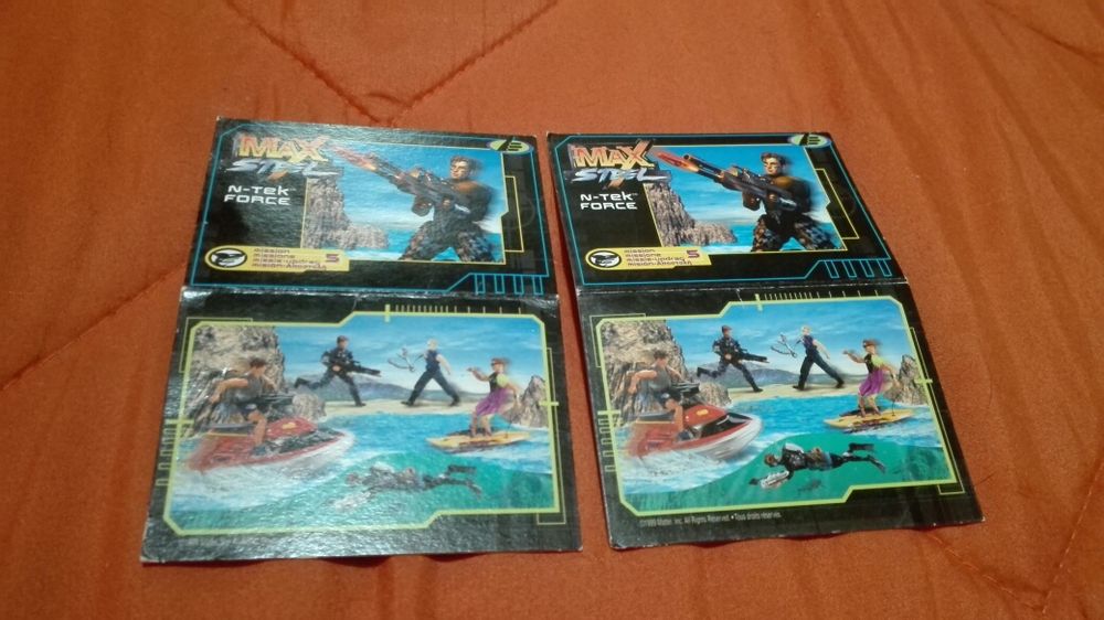 Cartões de Max Steel - N-Tek force 1999