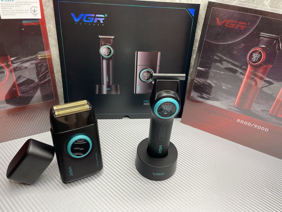 Професійний тример та шейвер VGR V977-377|Набір для стрижки і гоління