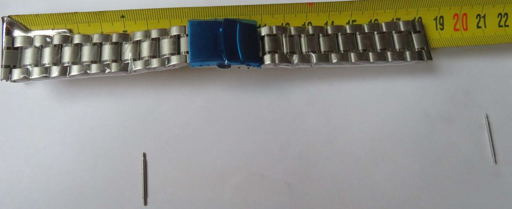 bransoleta  do zegarka  stalowa   20   22  mm
