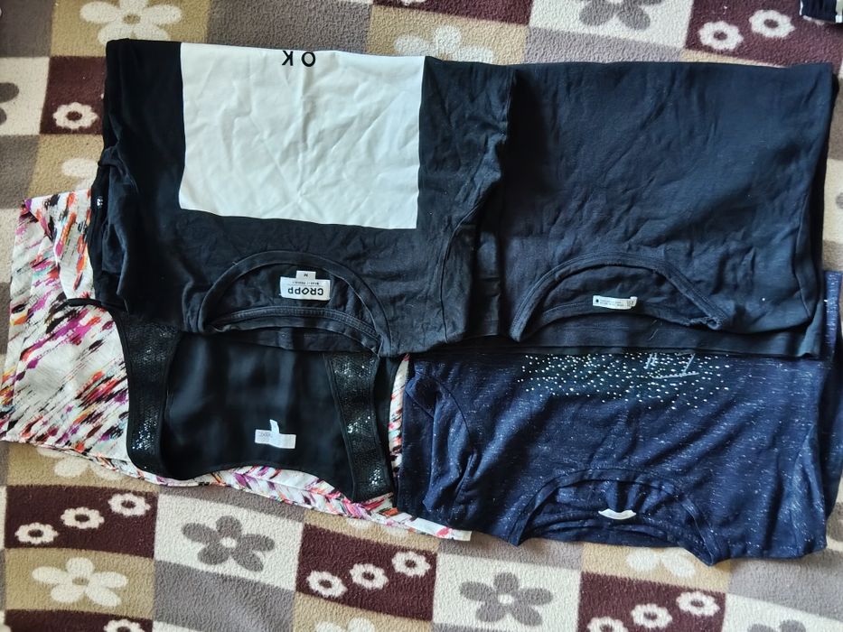 Bluzki damskie krótki rękaw Zara next cropp