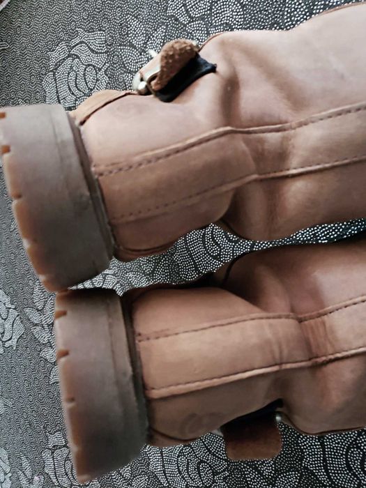 Сапоги Timberland кожа байкерские сапожки женские зима тимбирленд USA