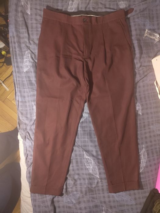 Чоловічі брюки Calvin Klein (Вовна/Шерсть). Нові. Розмір 50(M/L) Бордо