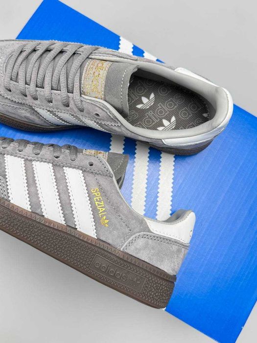 !АКЦІЯ! Adidas Spezial Light Grey White  36 37 38 39 40 41 42 43 44 45