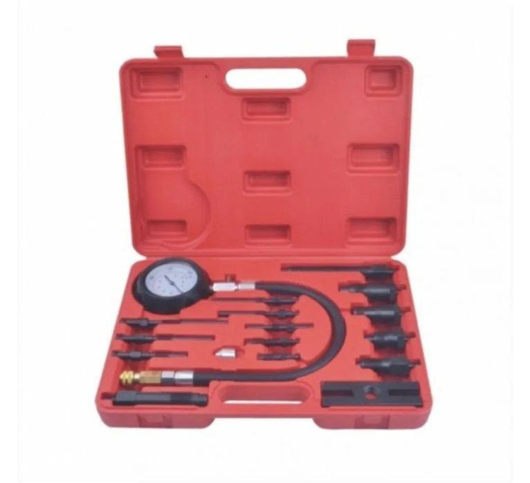 Kit Teste Compressão Cilindros Universal Multimarcas Diesel - 18peças