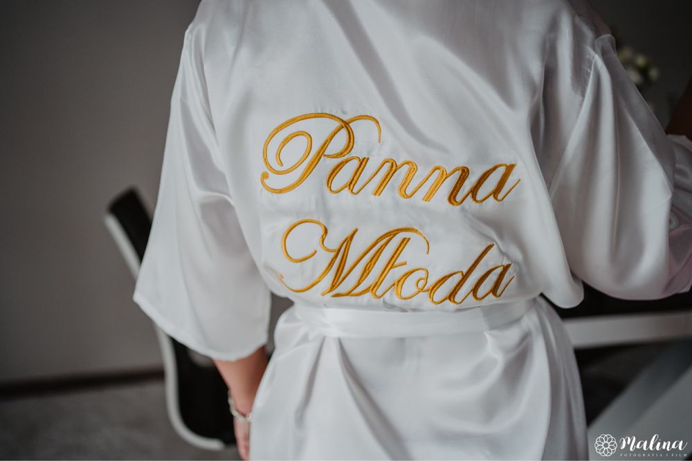 Szlafrok panna młoda świadkowa s m l