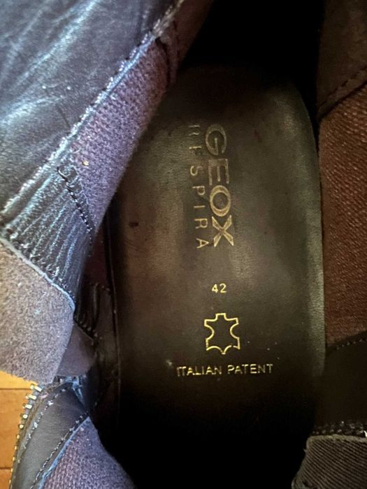 Чоловічі черевики Geox Respira, натуральна замша, р. 42