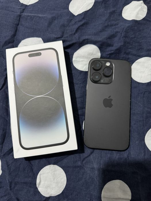 Apple Iphone 14 Pro 128GB GWARANCJA Space Black 100% kondycji baterii