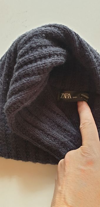 Komin szalik granatowy Zara roz.one size