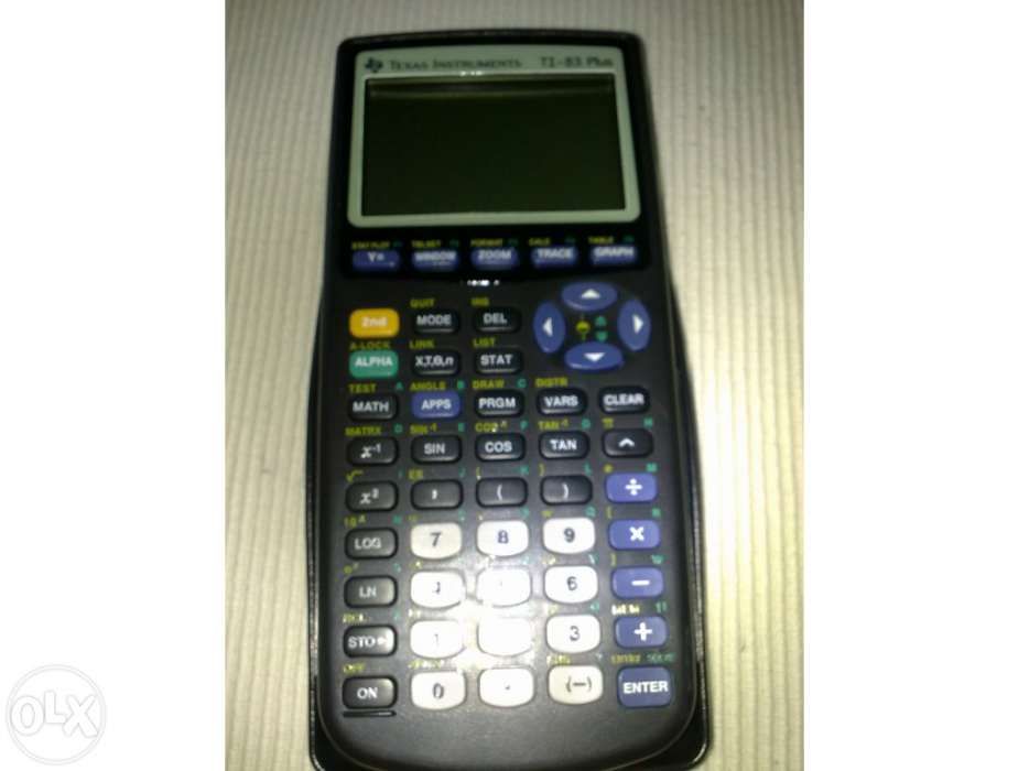 Calculadora texas instruments ti - 83 plus NOVA