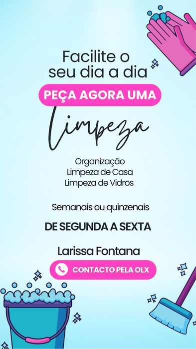 Limpezas Domésticas | 10€/hora | Amadora e Lisboa