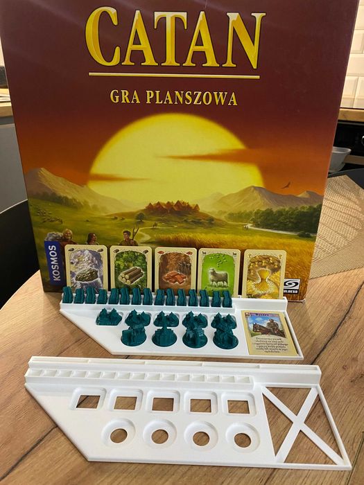 Podstawki do gry w CATAN 6 szt (BIAŁY) // 3D print