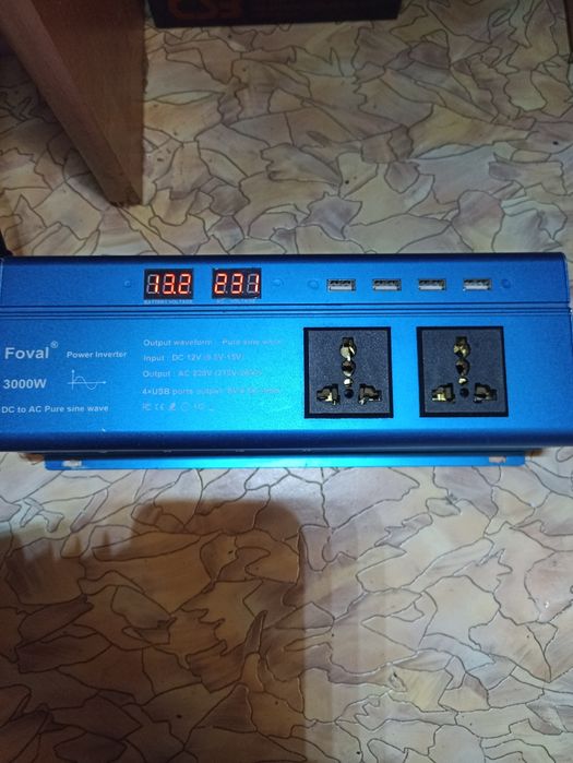 Інвертор Foval 3000w чистий синус