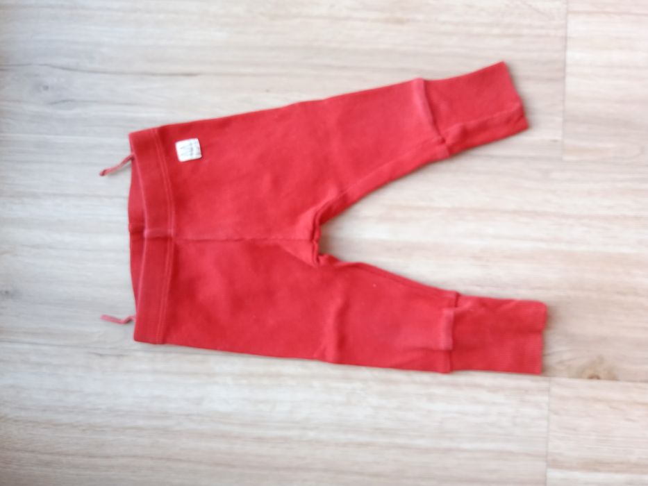 Legginsy bez stóp next czerwone
